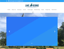 Tablet Screenshot of lakegeorgeconservancy.com